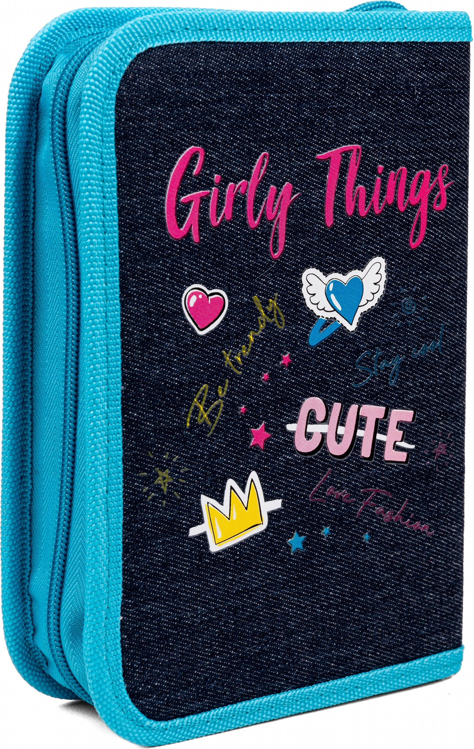 Пенал твердый YES одинарный с двумя клапанами HP-04 Caramel Girl (533588) фото 