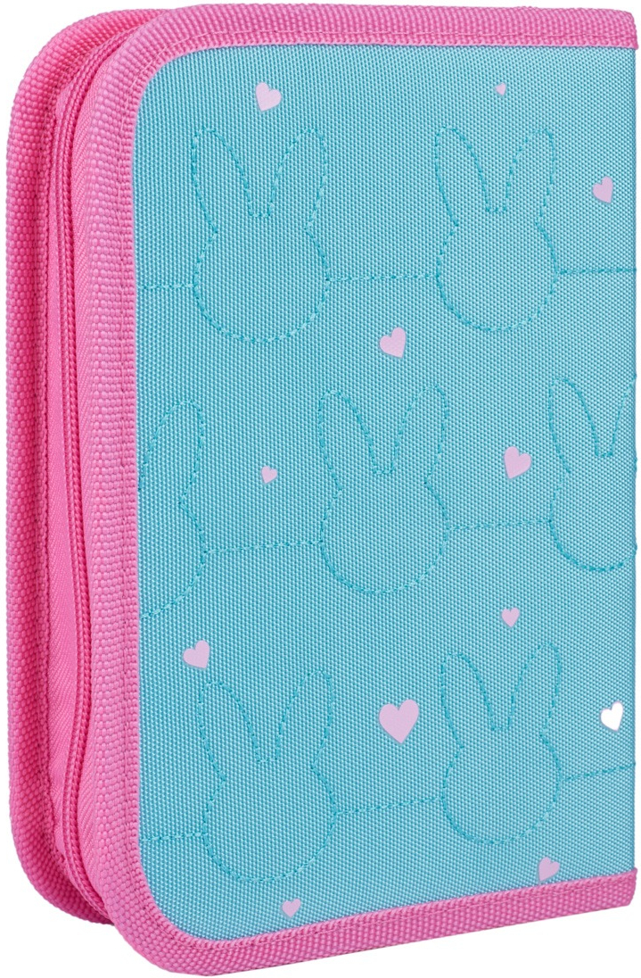 Пенал твердий YES одинарний з двома клапанами HP-04 Funny Bunny (533625)фото