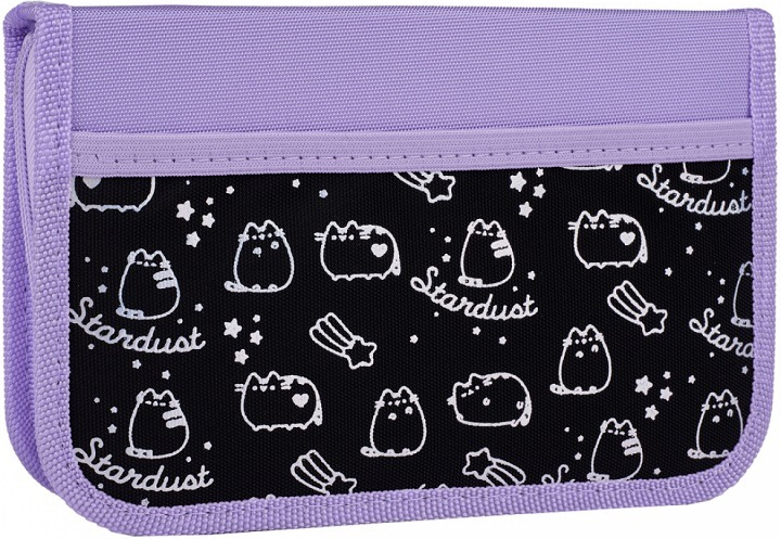 Пенал твердий YES одинарний з двома клапанами HP-04 Pusheen Shiny (533628)фото2