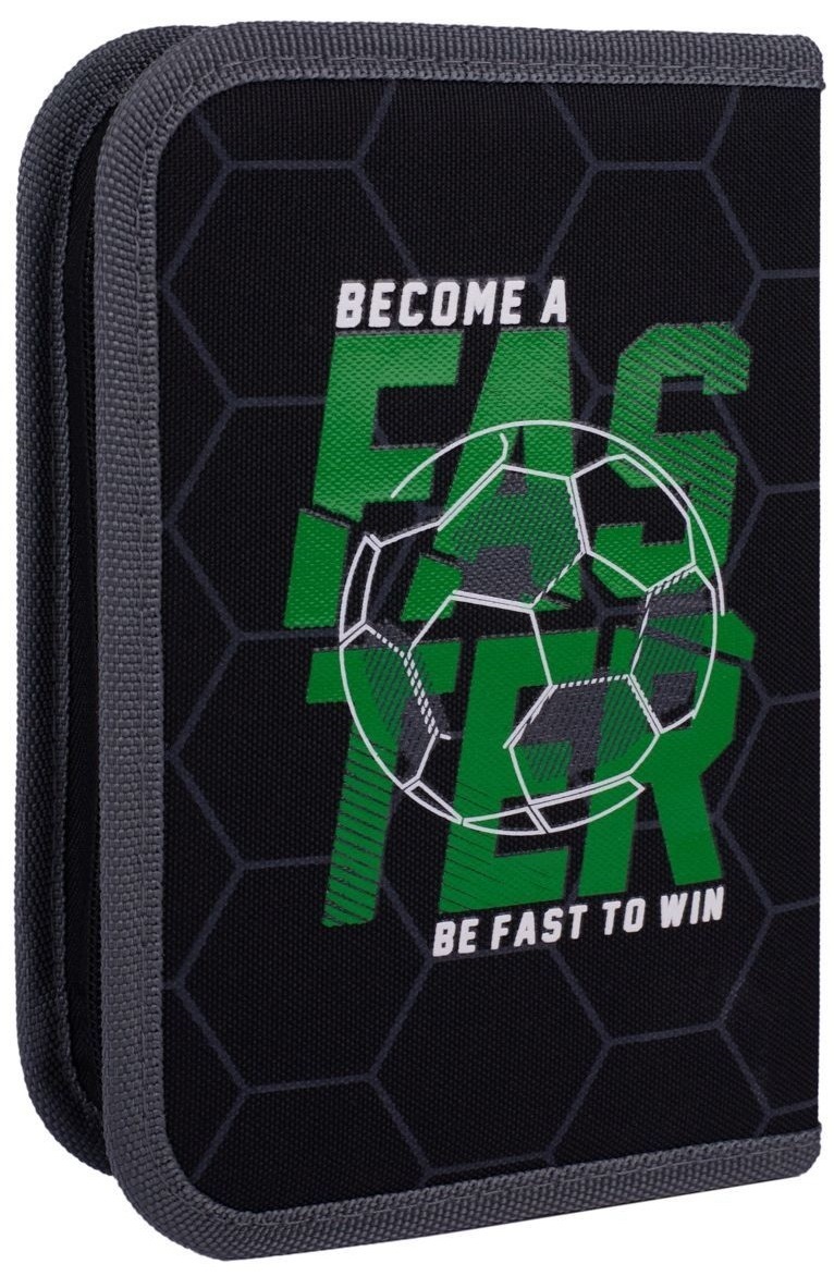 Пенал твердий YES одинарний з клапаном HP-03 Football Time (533663)фото2