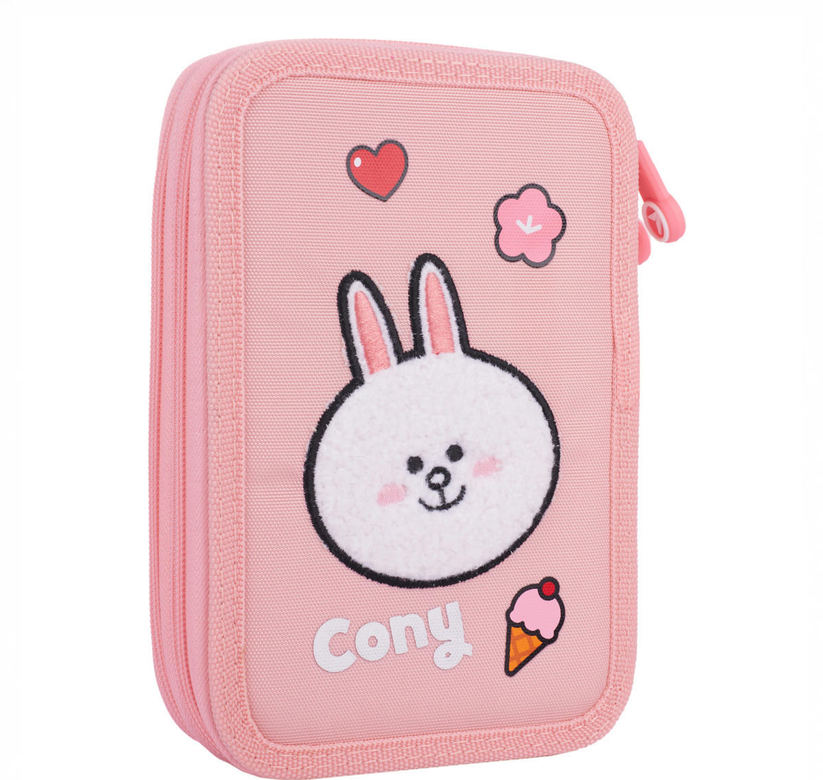 Пенал твердый YES двойной HP-01 Line Friends Pretty Choco and Cony (533638) фото 