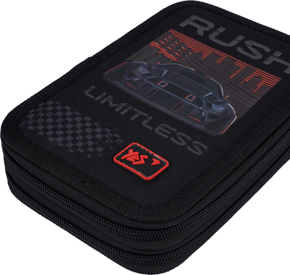 Пенал твердий YES подвійний HP-01 Race Day (533644)фото3