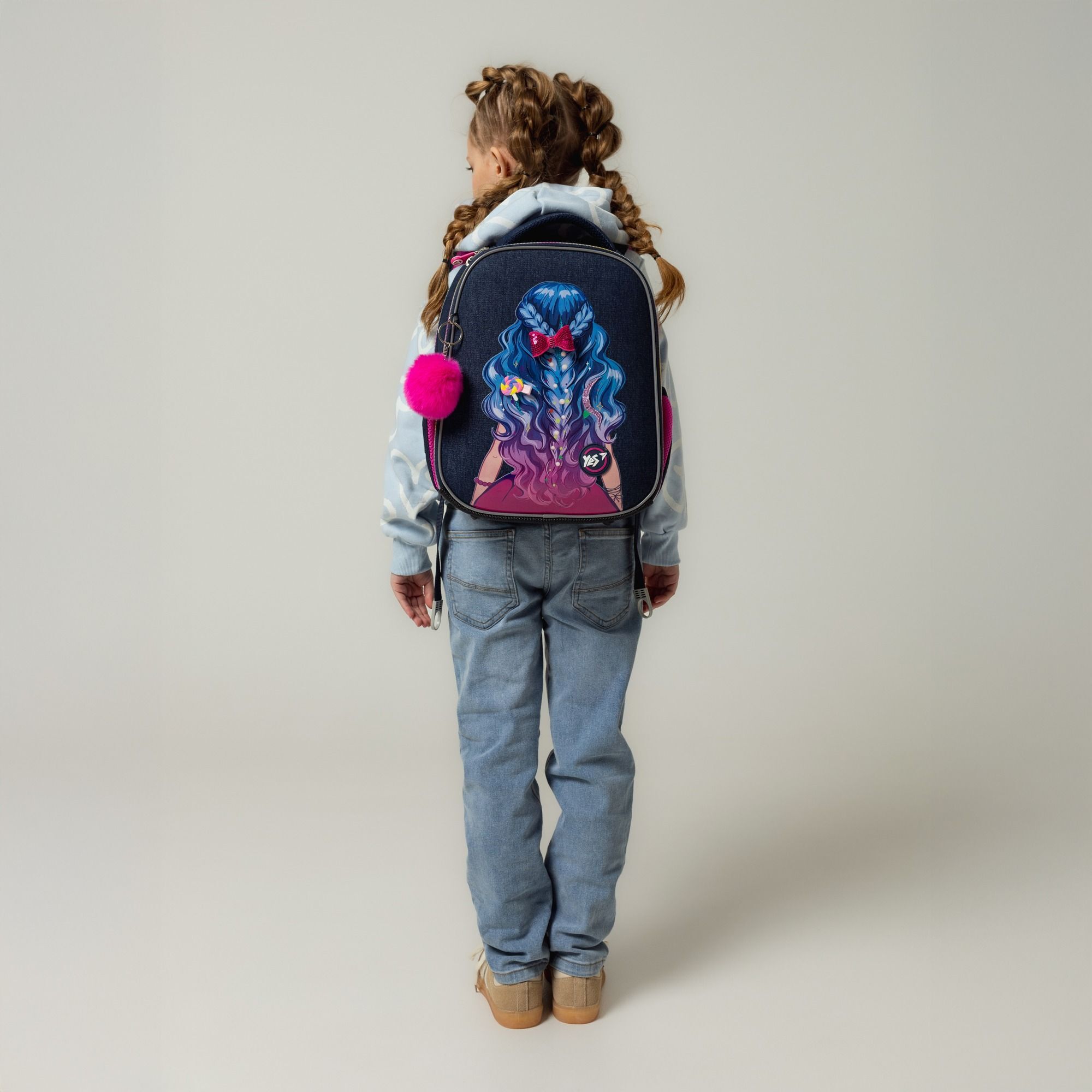 Рюкзак каркасний YES H-100 Beautiful Hair (550093)фото16