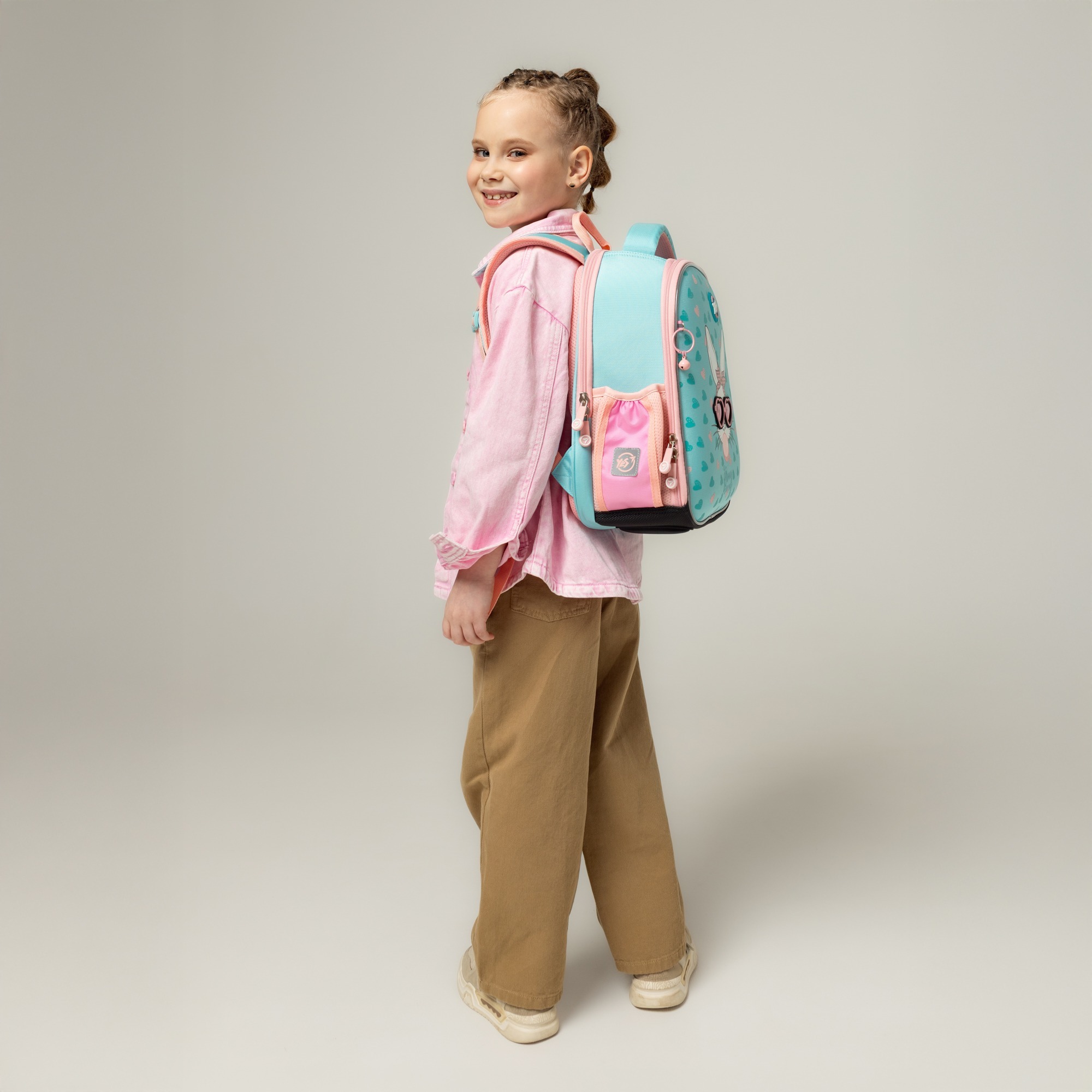 Рюкзак каркасный YES H-100 Funny Bunny (559843) фото 