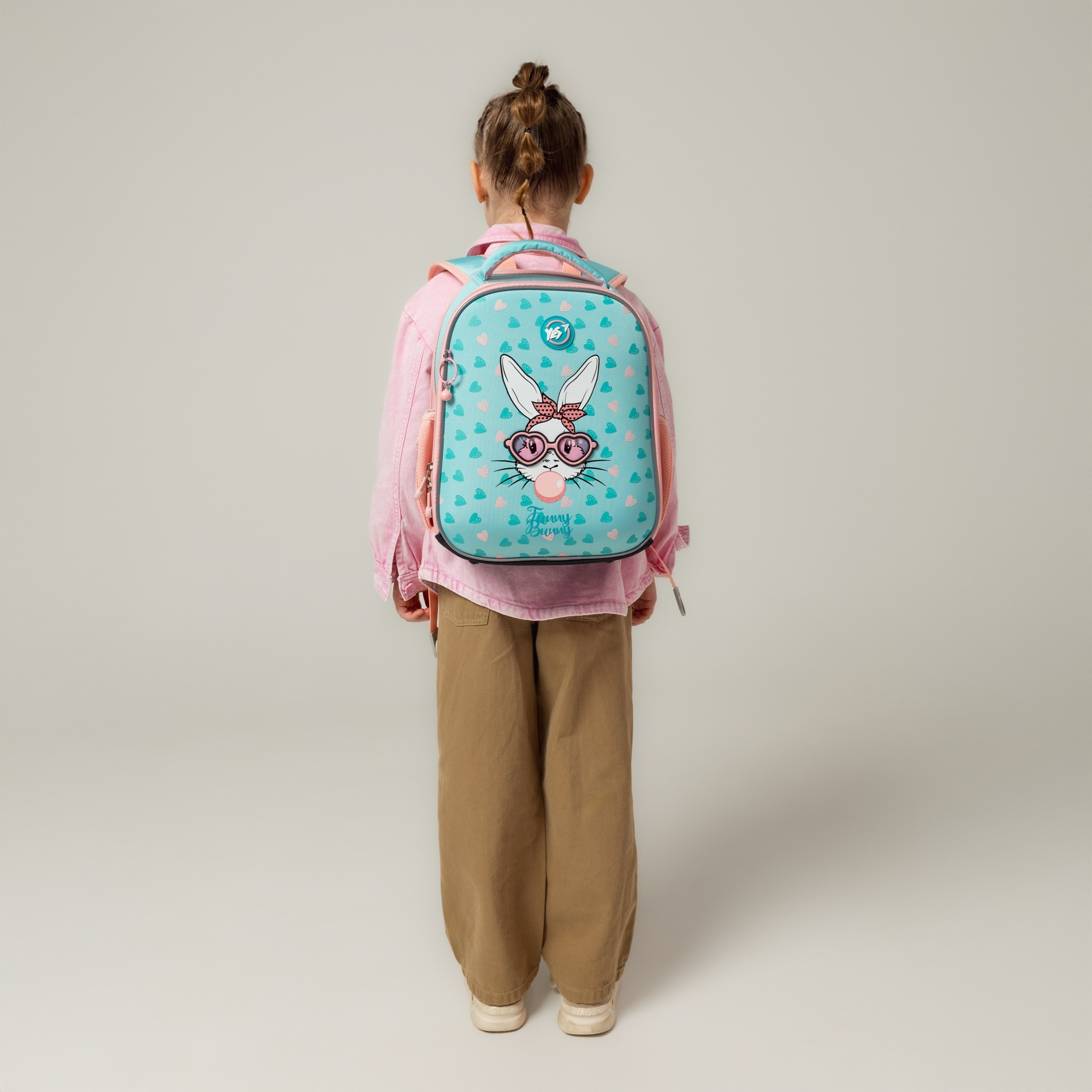 Рюкзак каркасный YES H-100 Funny Bunny (559843) фото 