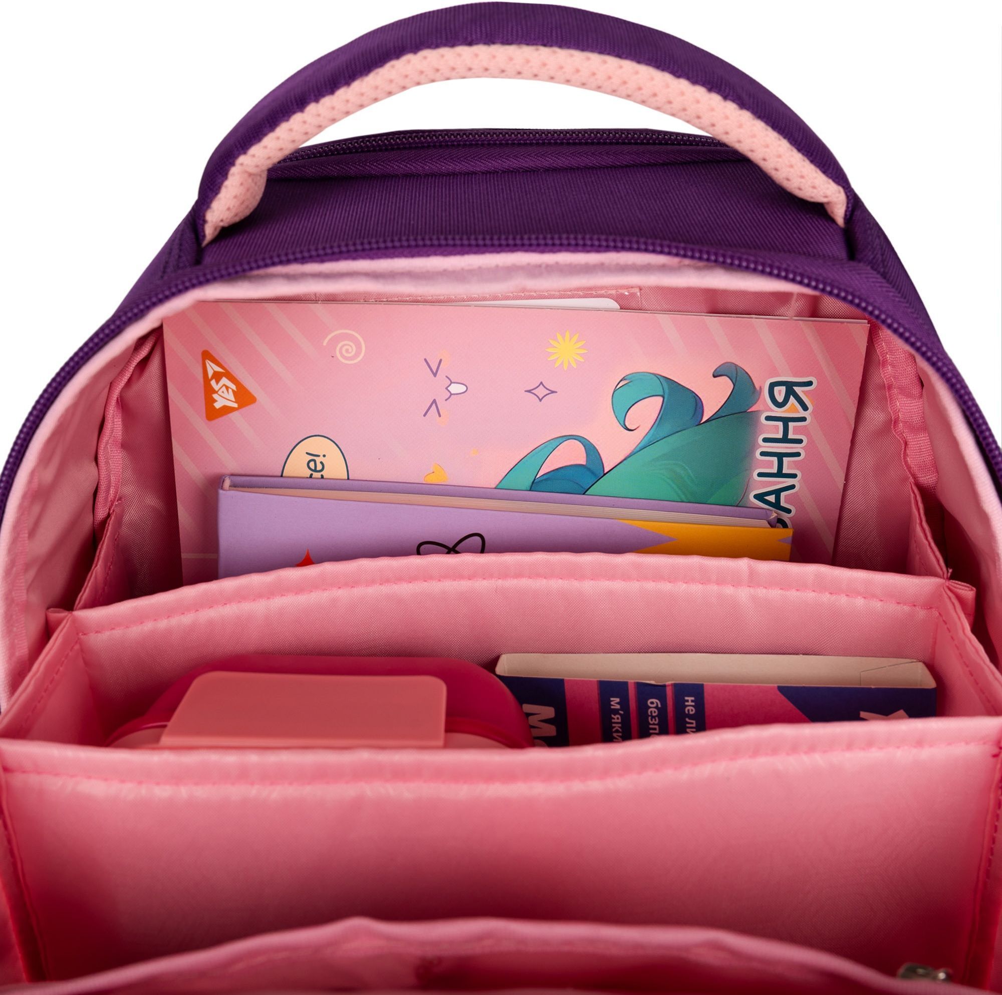 Рюкзак каркасний YES H-100 Happy Kitty (559839)фото