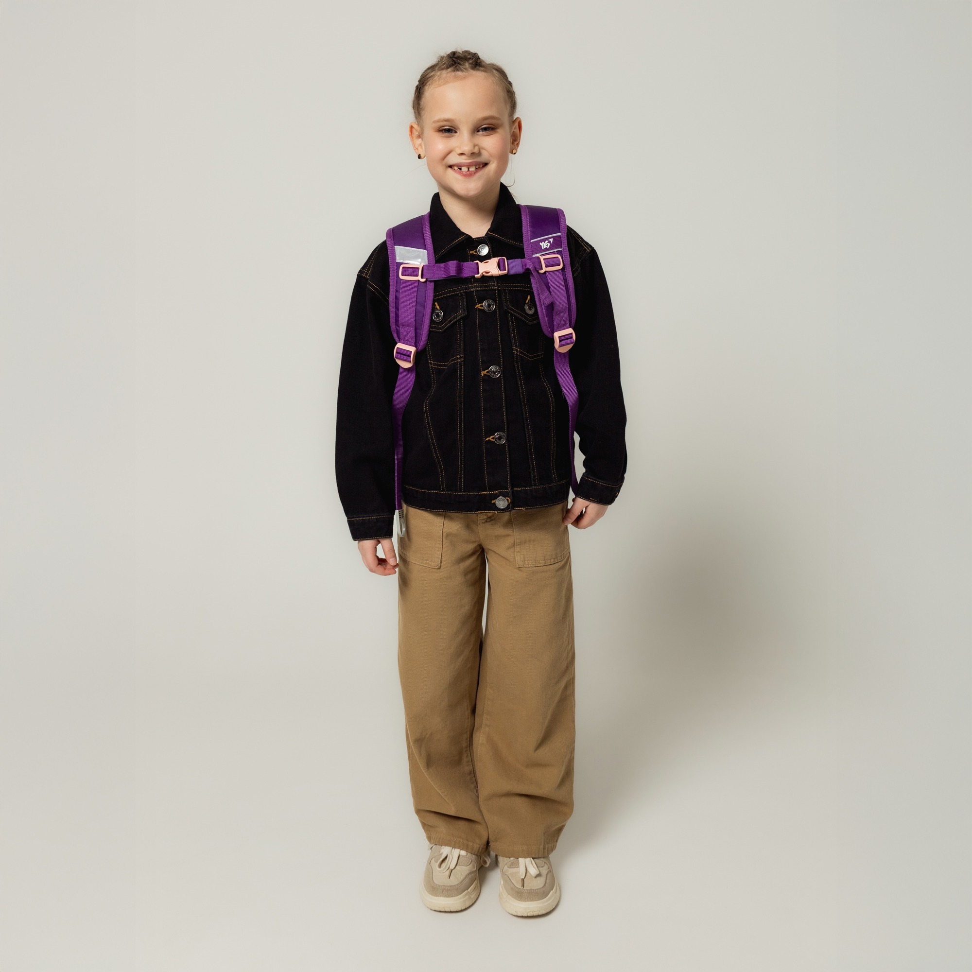 Рюкзак каркасний YES H-100 Happy Kitty (559839)фото