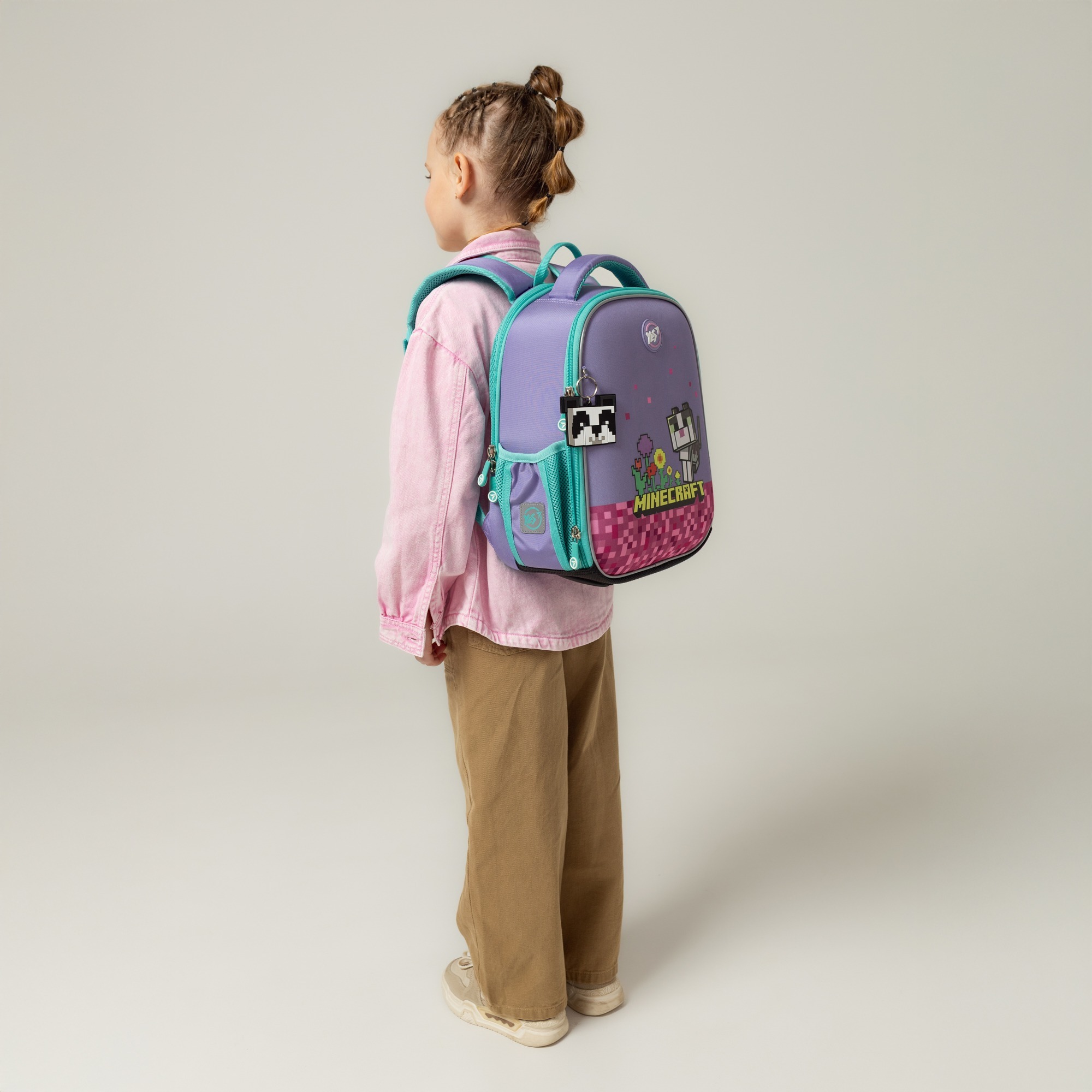 Рюкзак каркасний YES H-100 Minecraft Pinky (550094)фото