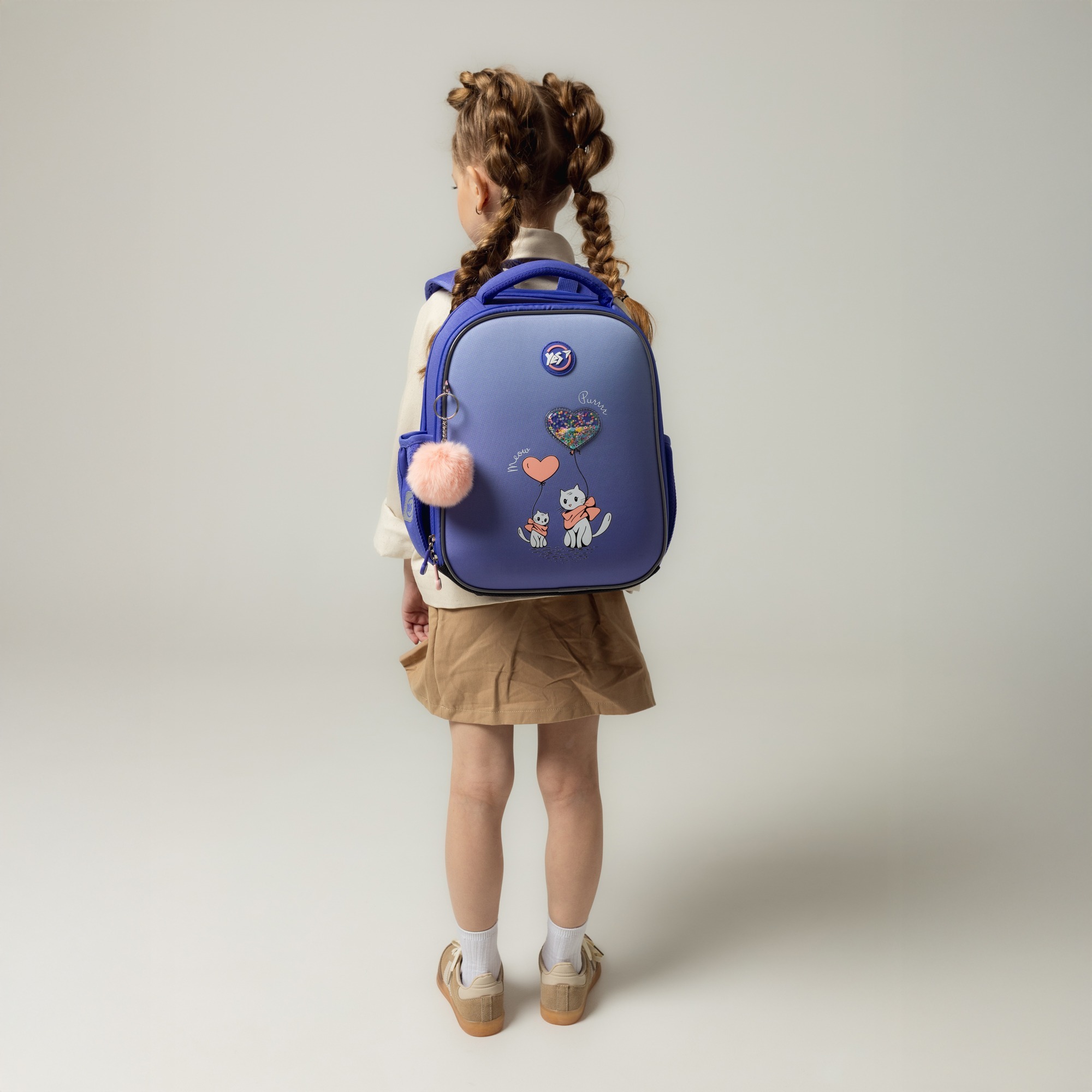 Рюкзак каркасний YES H-100 Purr Meow (559841)фото