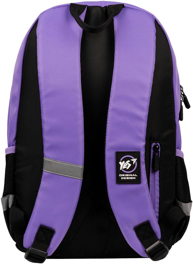 Рюкзак YES T-113 Lilac Cubes (559966)фото2