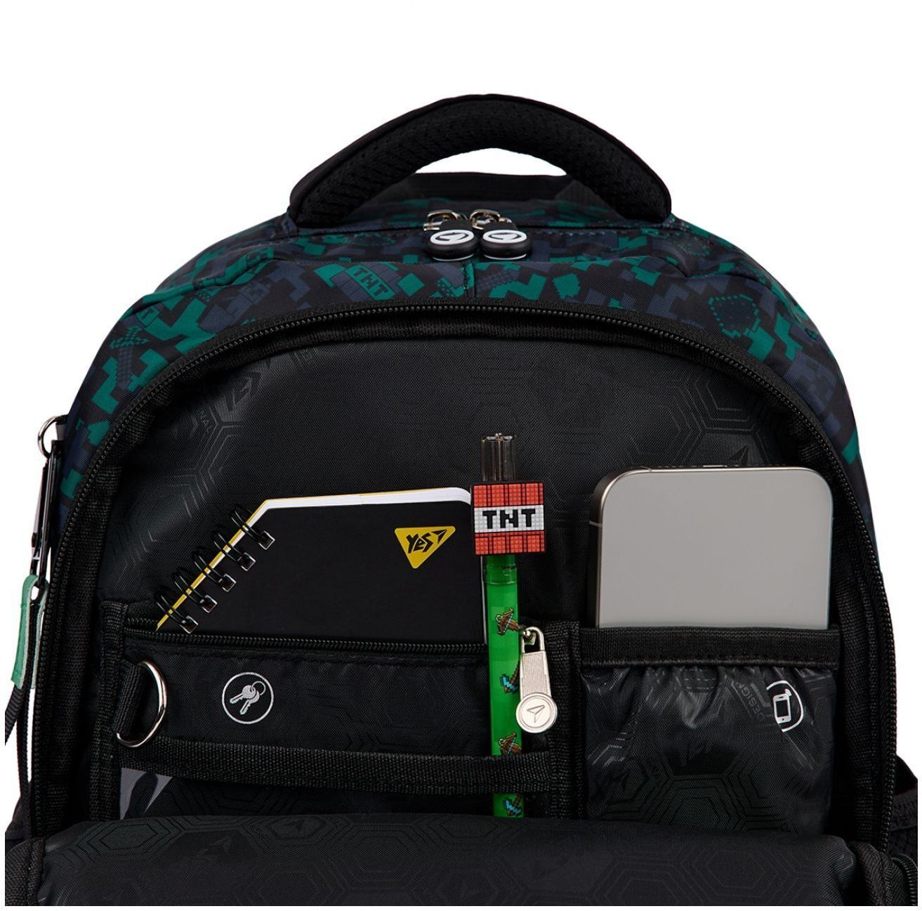 Рюкзак шкільний YES S-108 Minecraft Watch Out (559831)фото