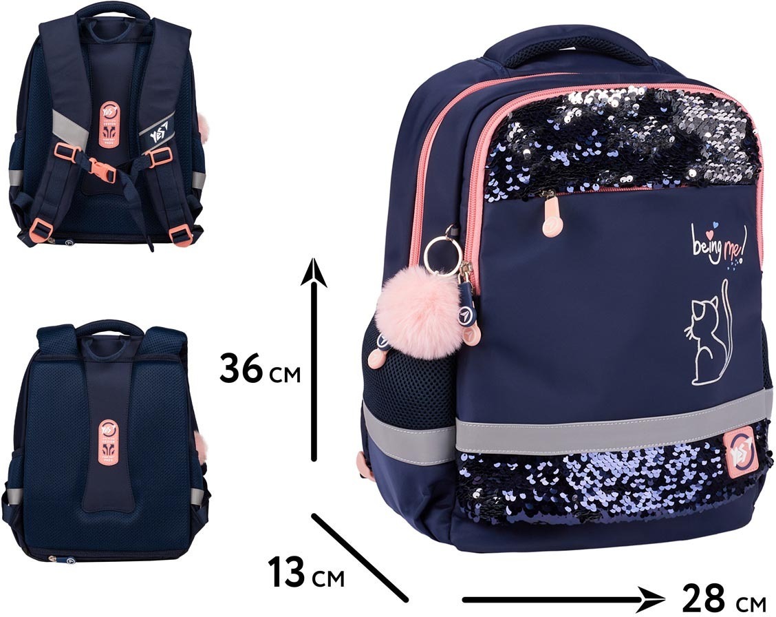 Рюкзак шкільний YES S-52 Ergo Be Like a Cat (559885)фото6