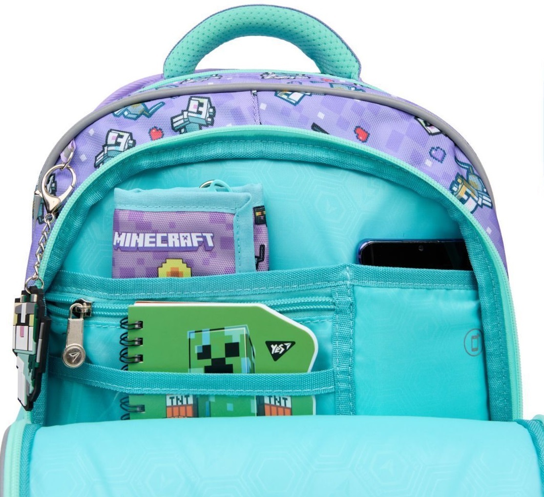 Рюкзак школьный YES S-72 Minecraft Pinky (550012) фото 