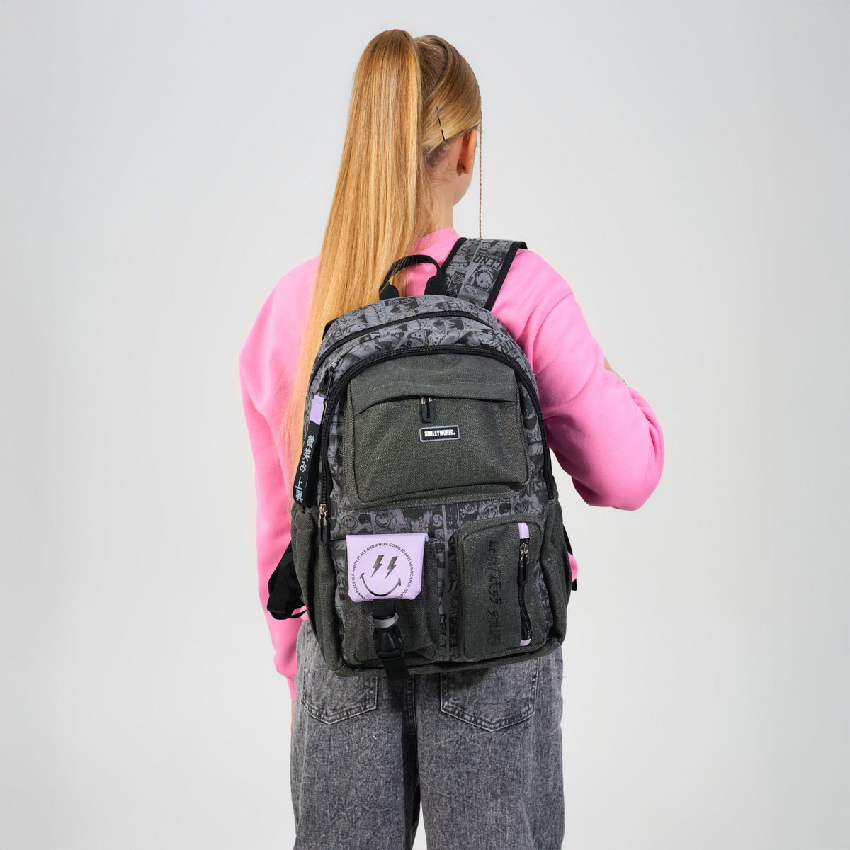 Рюкзак шкільний YES TS-43 Anime Smiley World (559988)фото