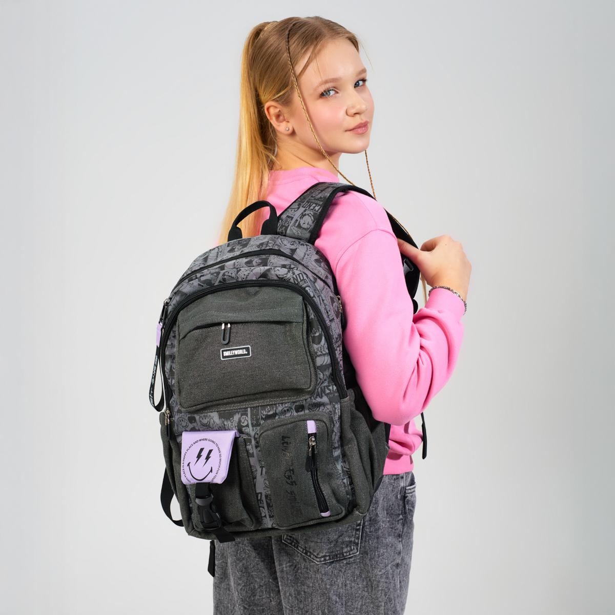 Рюкзак шкільний YES TS-43 Anime Smiley World (559988)фото