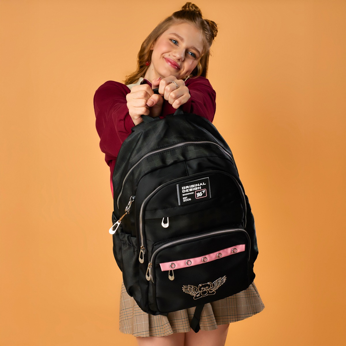 Рюкзак школьный YES TS-47 Angel Bear (559914) фото 