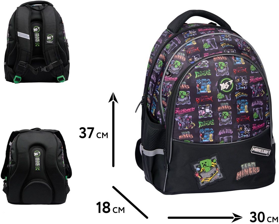 Рюкзак школьный YES TS-52 Minecraft Comix (559943) фото 