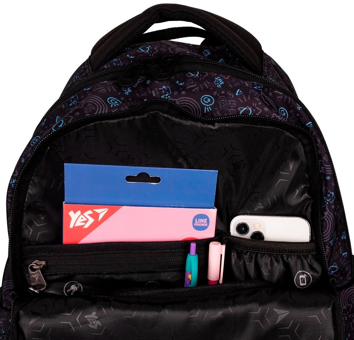 Рюкзак школьный YES TS-57 Moon Cat (550030) фото 