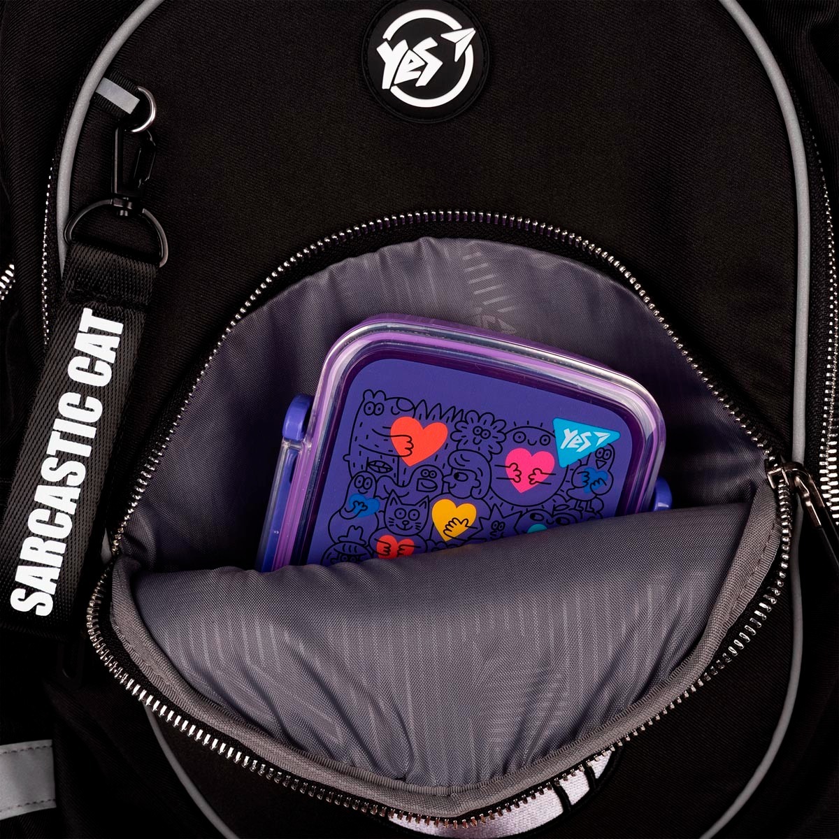 Рюкзак шкільний YES TS-58 Sarcastic Cat (559984)фото13