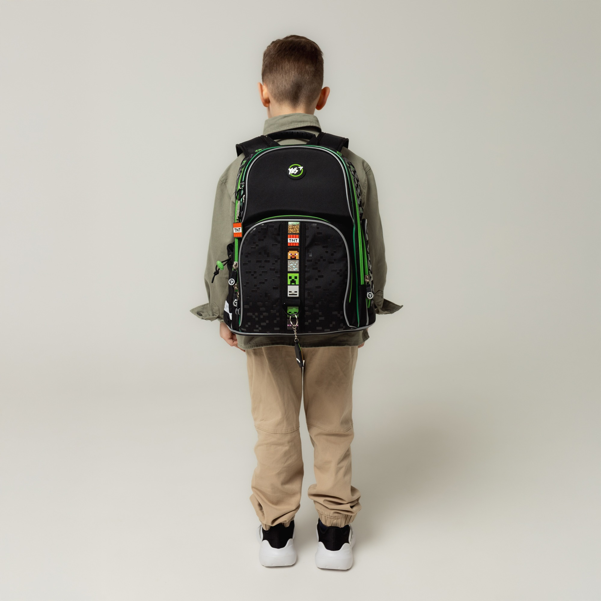 Рюкзак школьный полукаркасный YES S-100 Minecraft Game (559875) фото 
