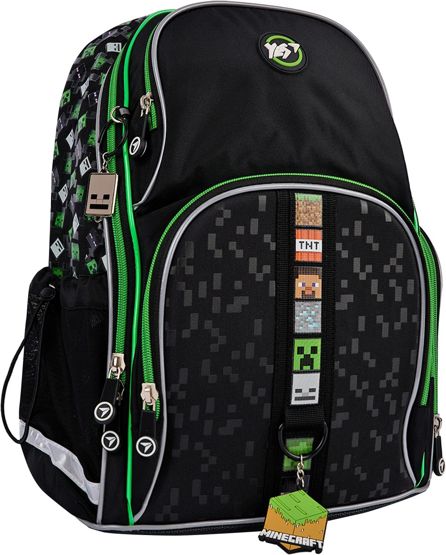Рюкзак школьный полукаркасный YES S-100 Minecraft Game (559875) фото 