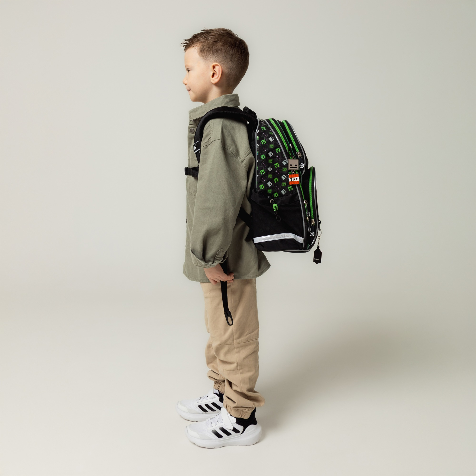 Рюкзак школьный полукаркасный YES S-100 Minecraft Game (559875) фото 