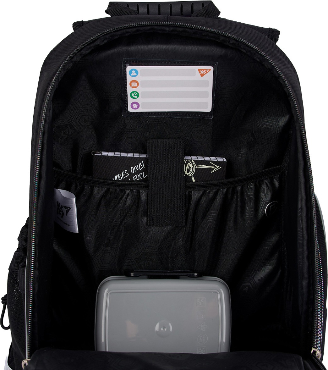 Рюкзак школьный полукаркасный YES S-100 Smiling Cats (559871) фото 