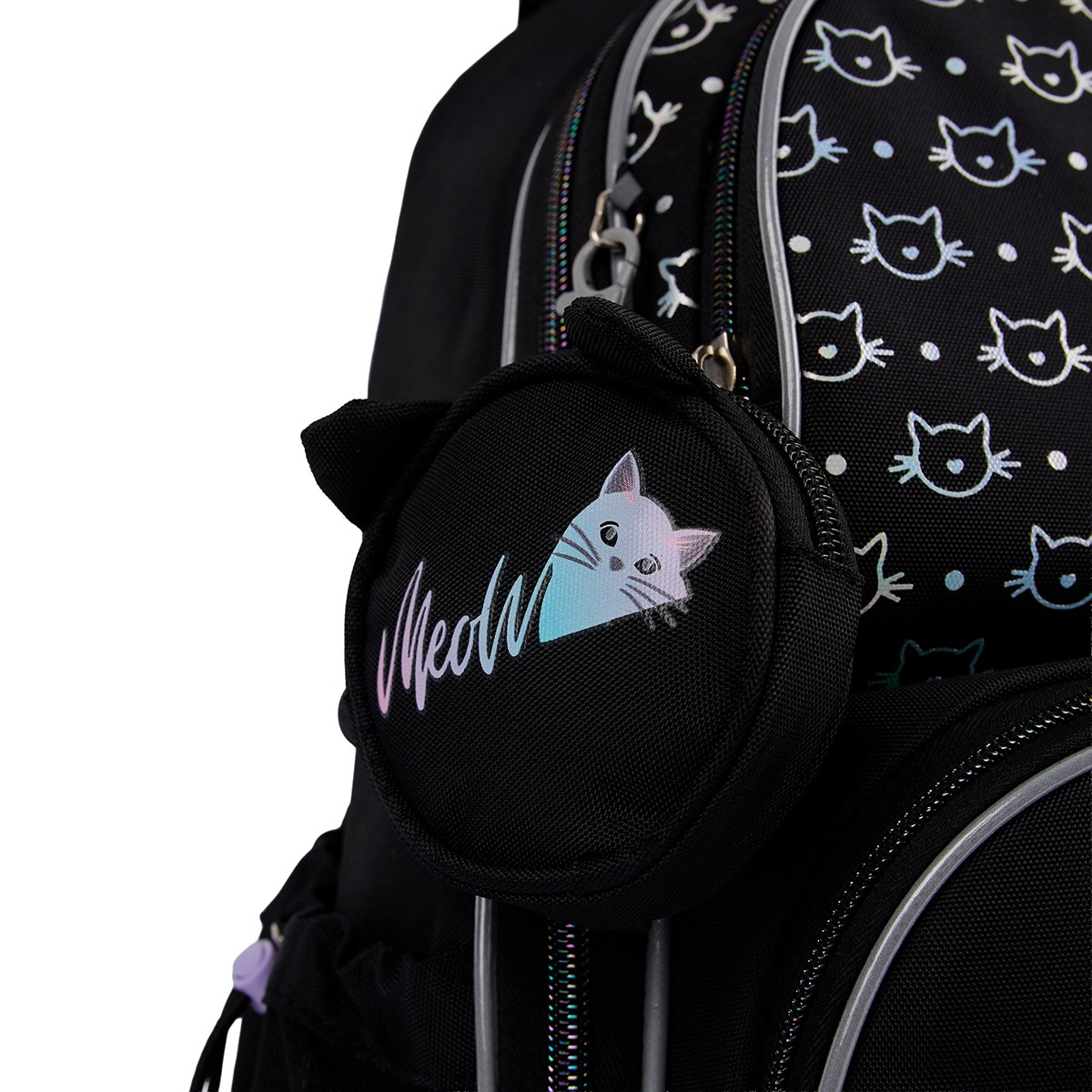 Рюкзак школьный полукаркасный YES S-100 Smiling Cats (559871) фото 