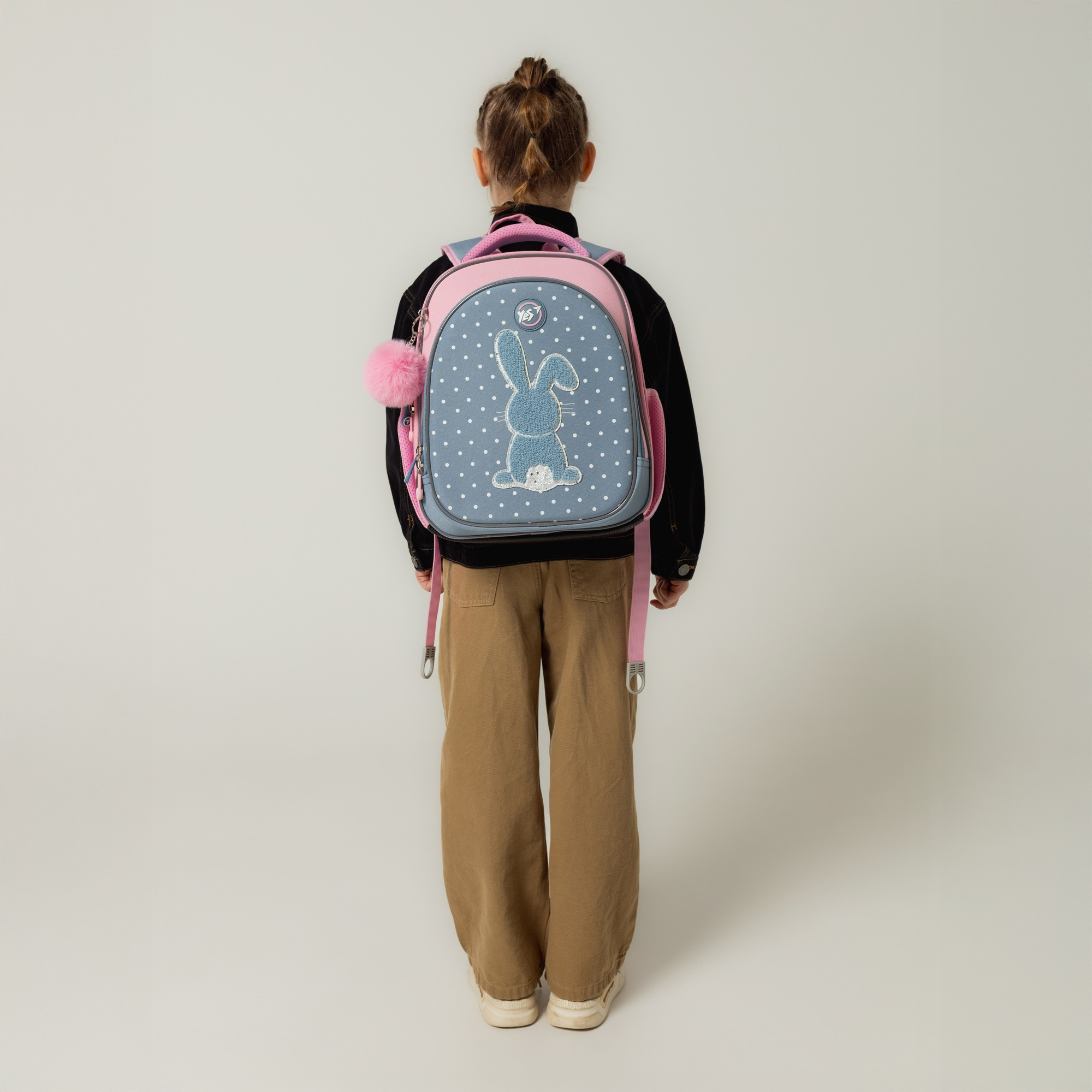 Рюкзак школьный полукаркасный YES S-109 Lovely Bunny (559876) фото 