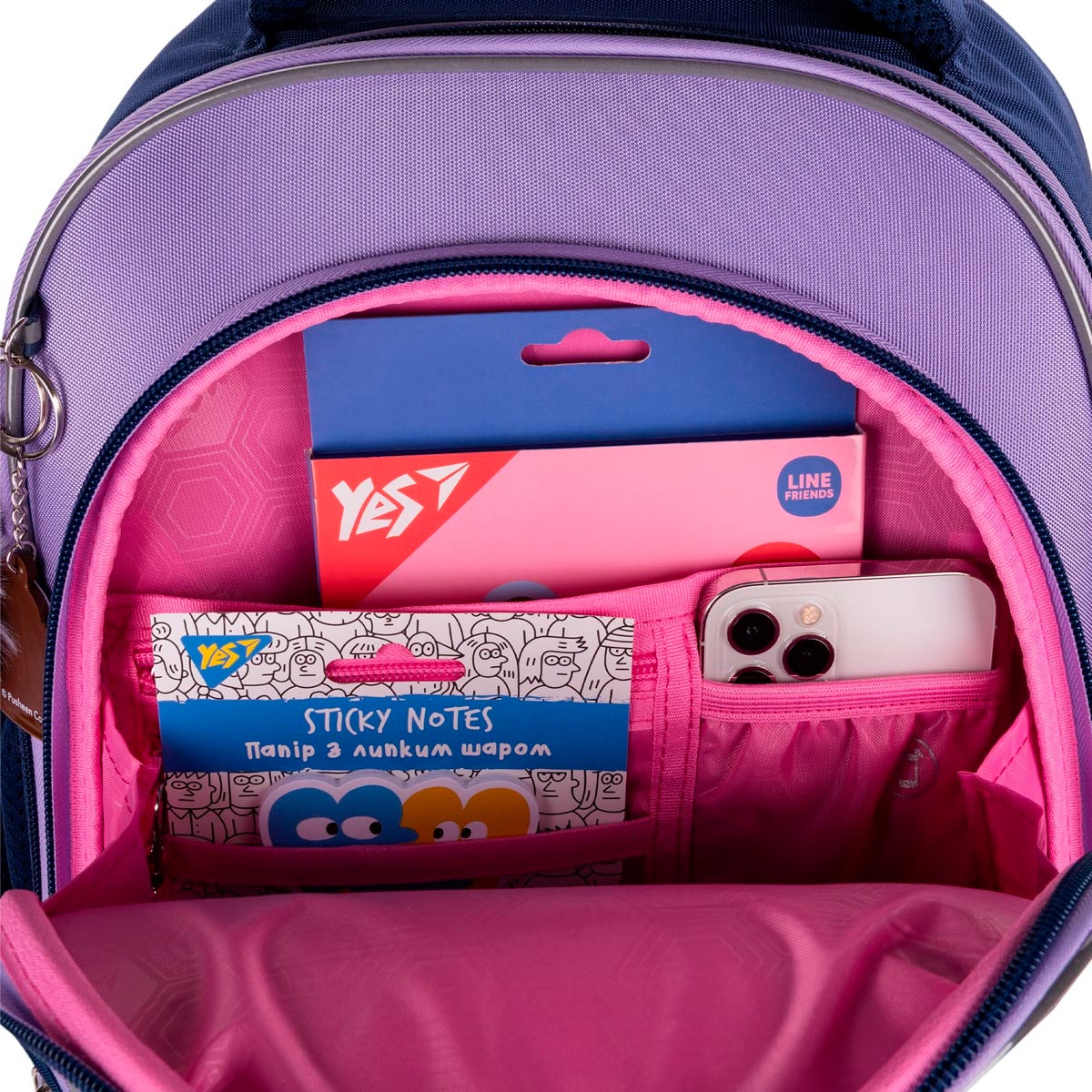 Рюкзак школьный полукаркасный YES S-109 Pusheen Playful (559880) фото 