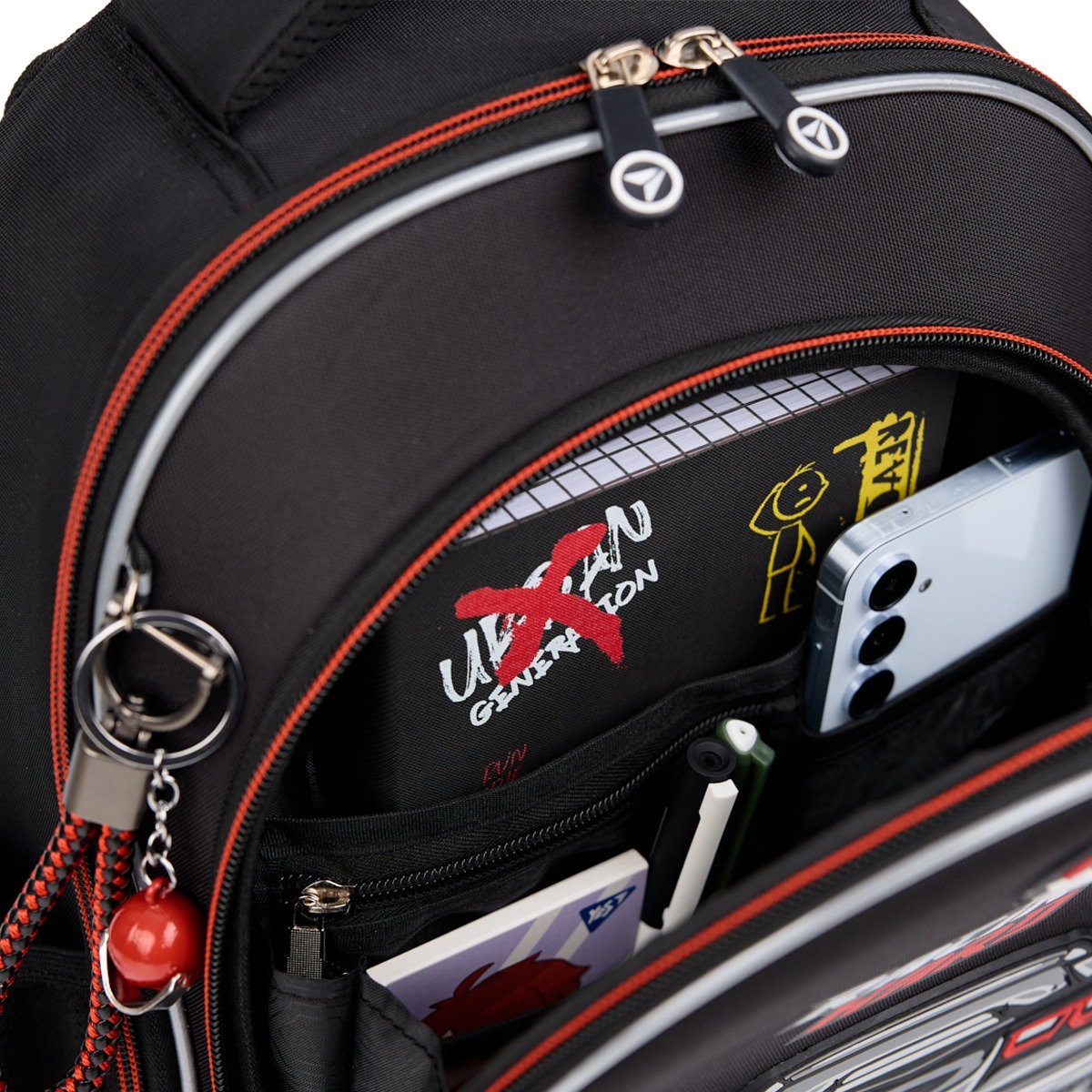 Рюкзак школьный полукаркасный YES S-109 Race Day (559881) фото 