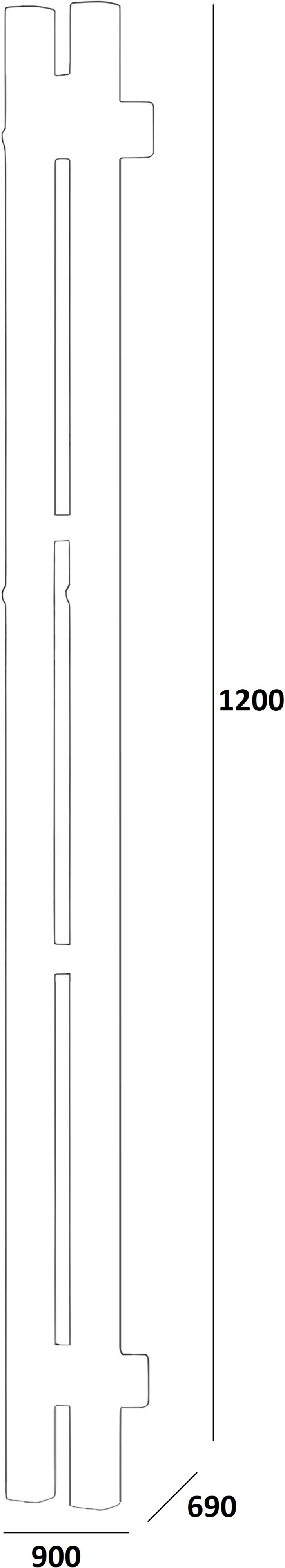 Рушникосушка ARDESTO електрична Elina Smart, 90х1200мм, білий (12-168053-0912)фото2