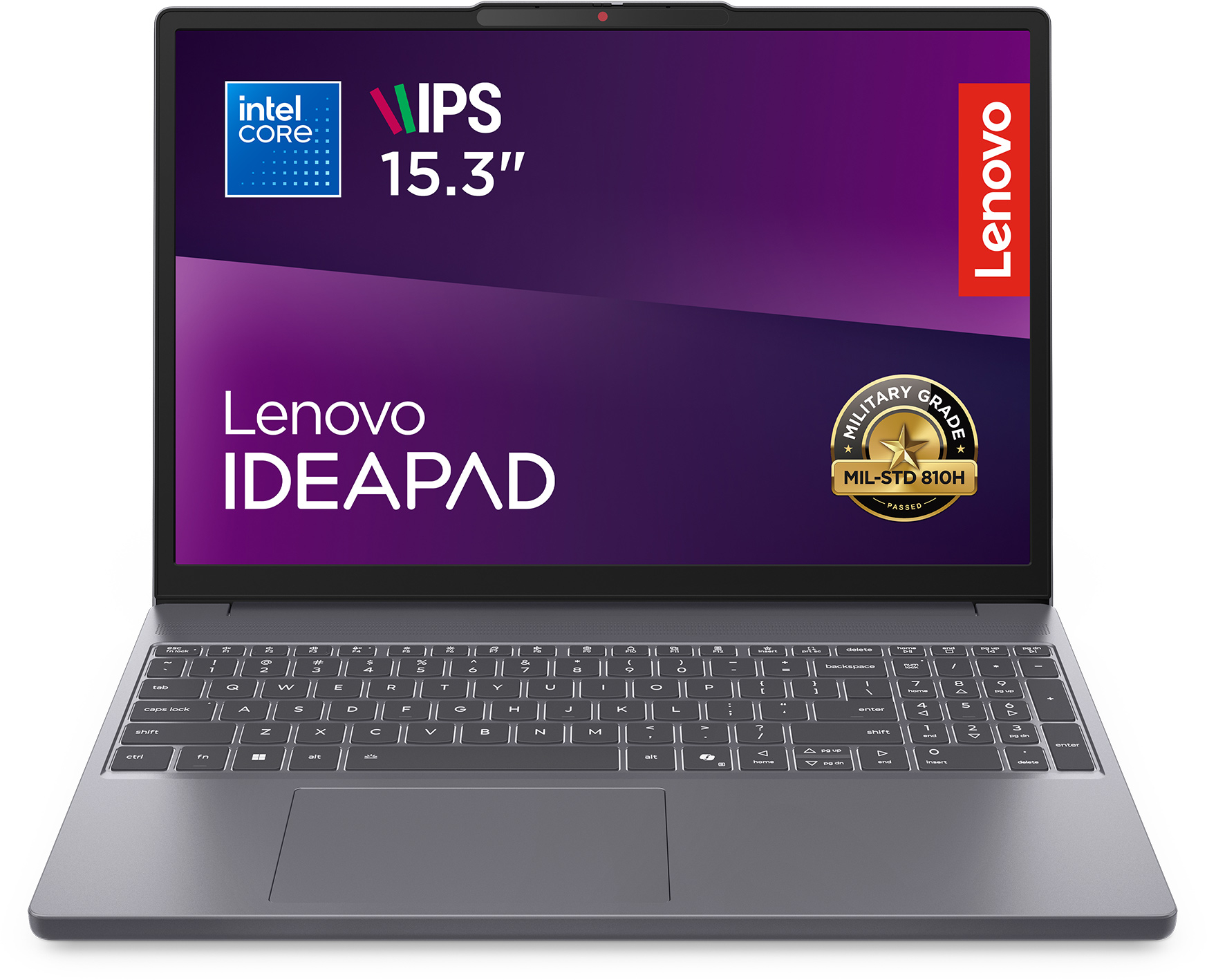 Ноутбук LENOVO IdeaPad Slim 3 15IRH10 Luna grey (83K100K4RA) фото 2