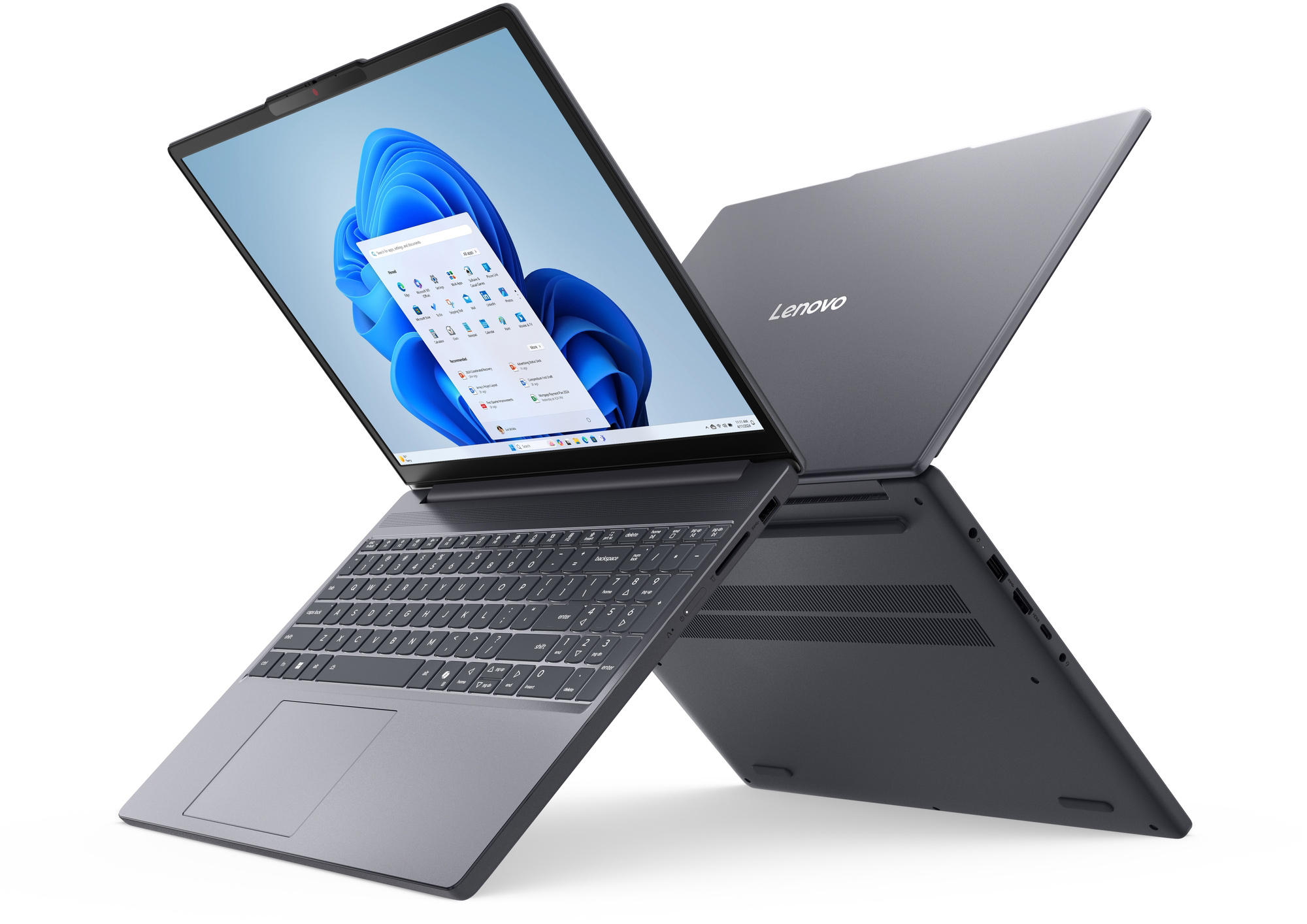 Ноутбук LENOVO IdeaPad Slim 3 15IRH10 Luna grey (83K100K4RA) фото 16