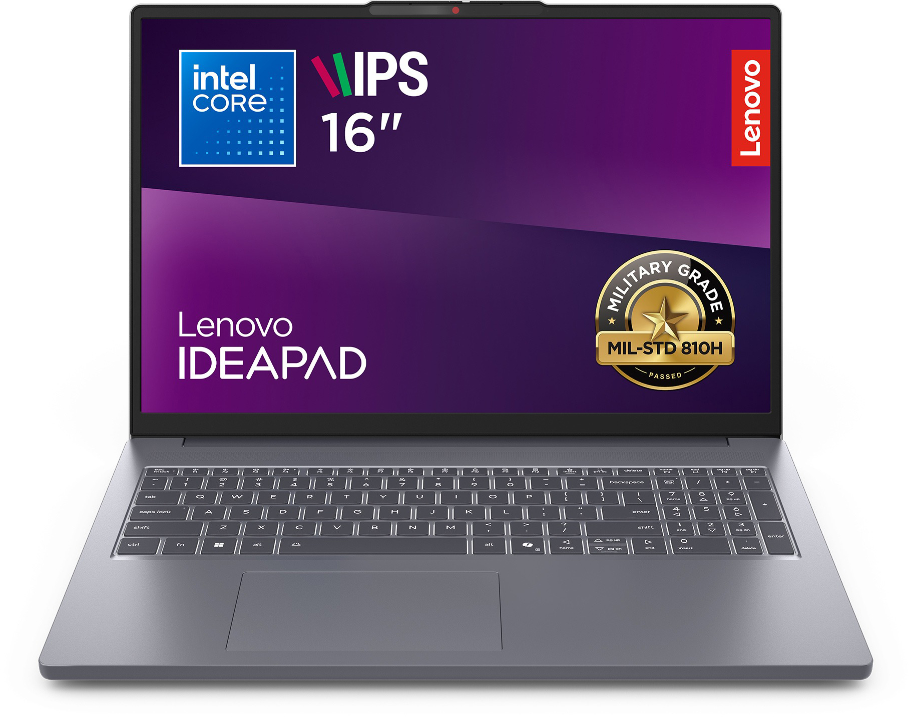 Ноутбук LENOVO IdeaPad Slim 3 16IRH10 Luna grey (83K2002VRA)фото2