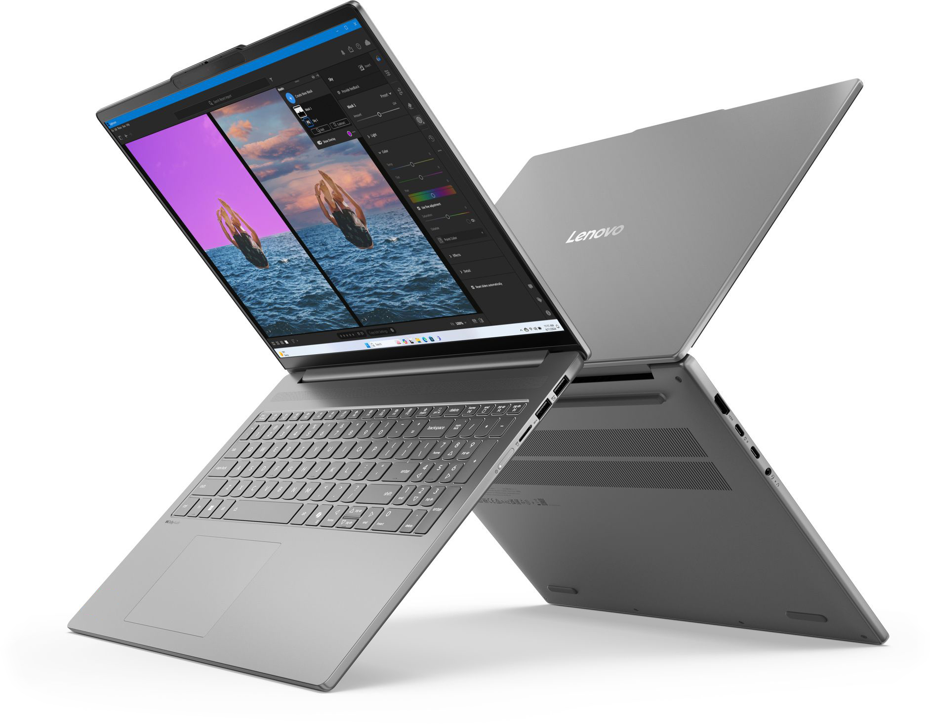 Ноутбук LENOVO IdeaPad Slim 5 16IRH10 Luna grey (83HS008JRA) фото 16