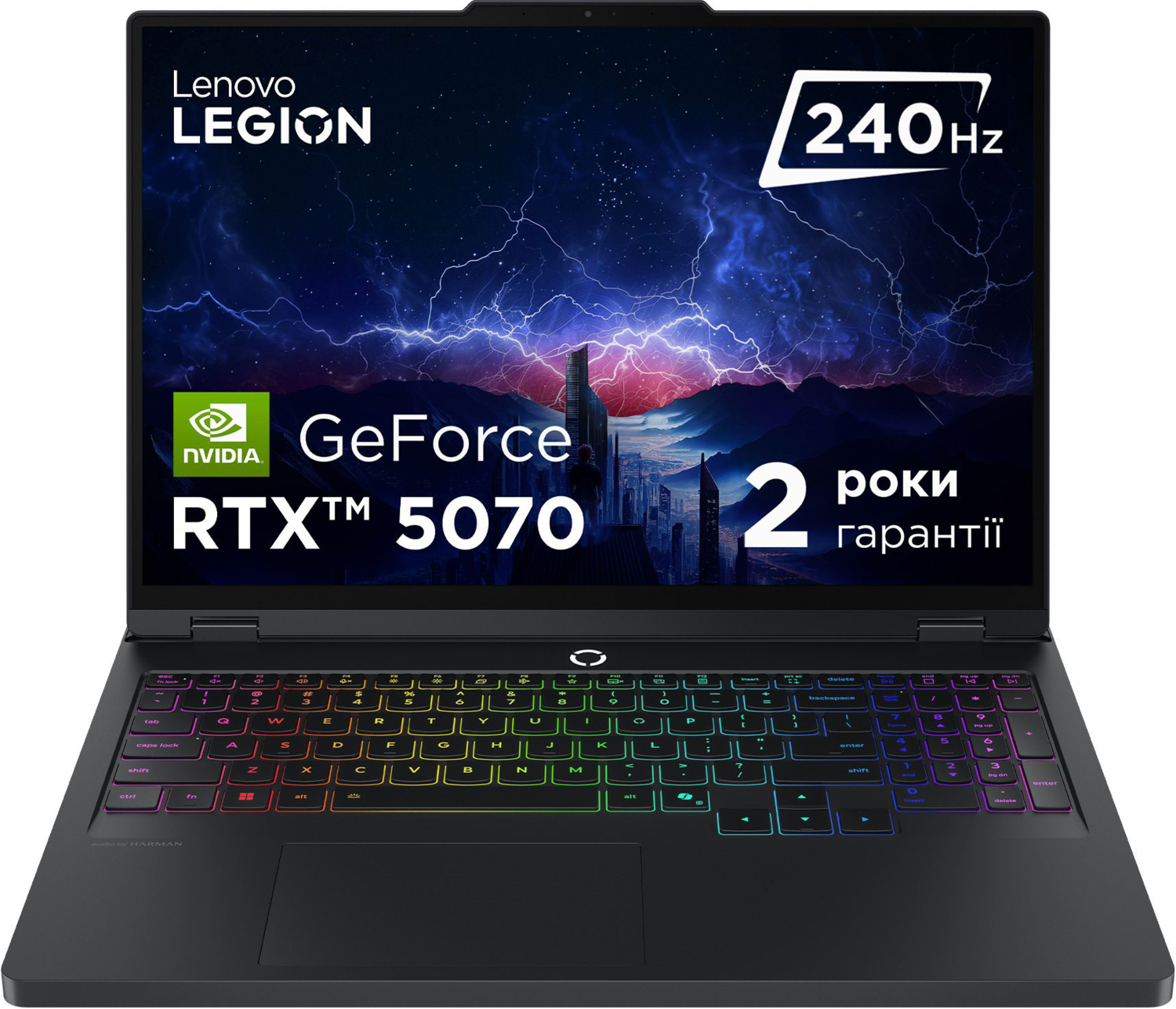 Ноутбук LENOVO Legion Pro 5 16IRX10 Eclipse Black (83NN003XRA) фото