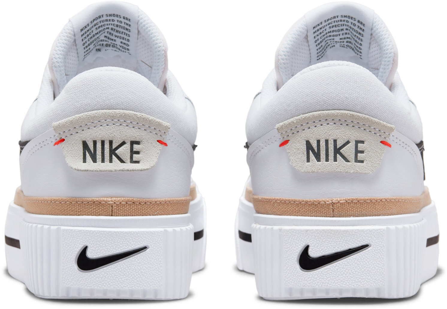 Кеды женские Nike Wmns Court Legacy Lift DM7590-100 35.5 (5 US) белые фото 6