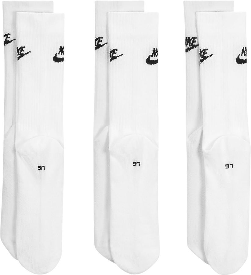 Набор носков Nike U Nk Nsw Everyday Essential Cr DX5025-100 L белые фото 