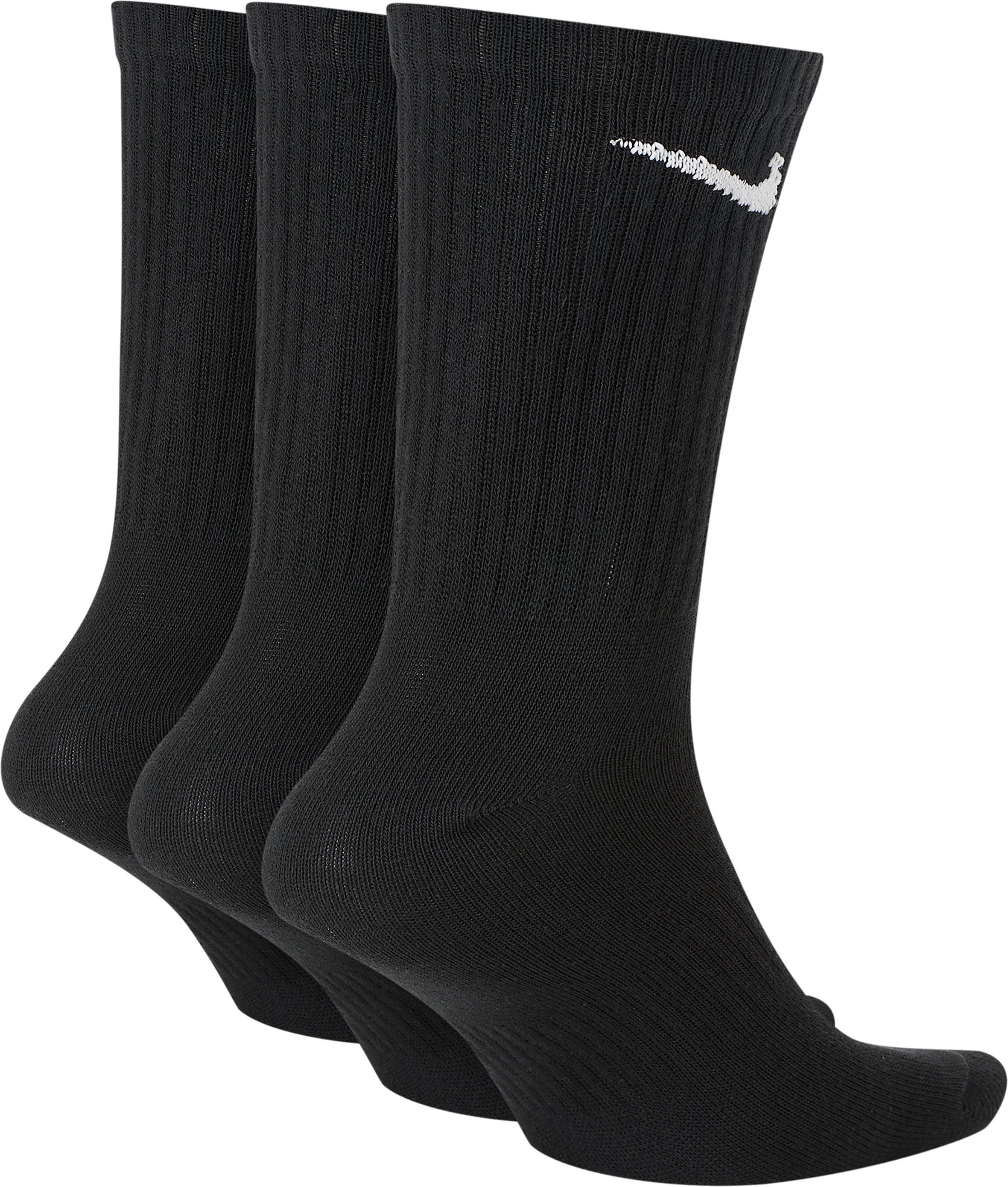 Набор носков Nike U Nk Everyday Ltwt Crew 3pr SX7676-010 S черные фото 2