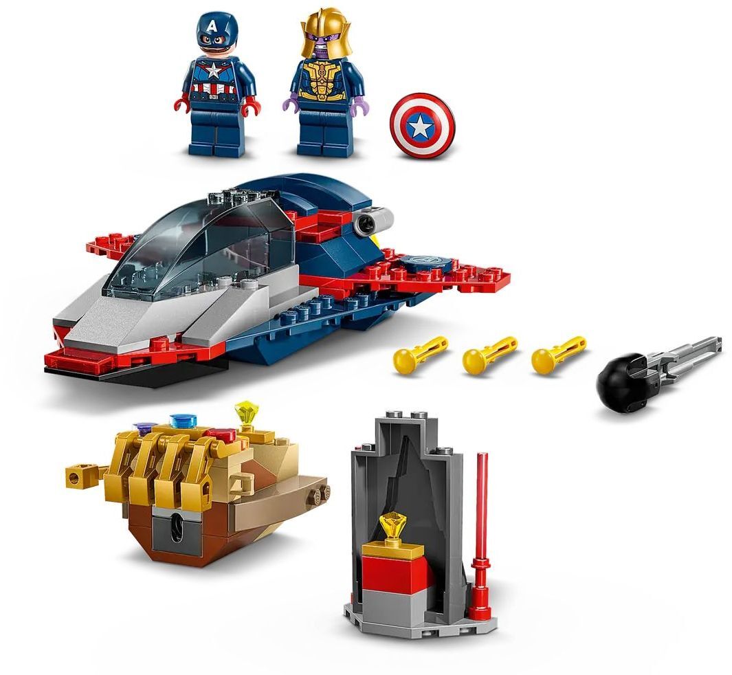 LEGO 76319 Super Heroes Капитан Америка против Таноса фото 4