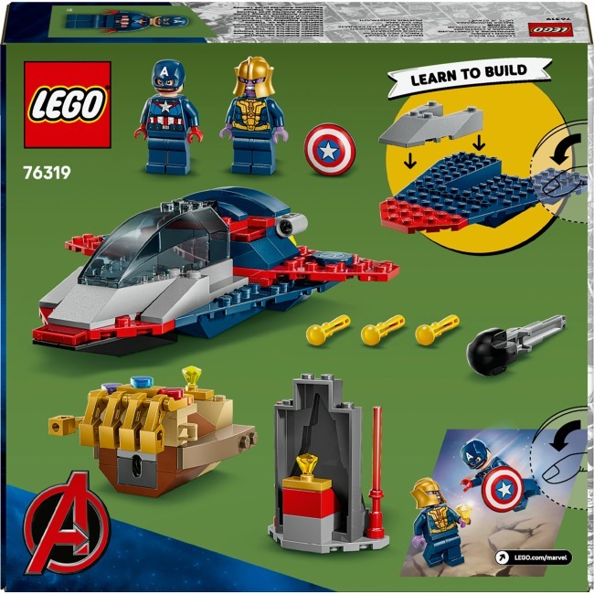 LEGO 76319 Super Heroes Капитан Америка против Таноса фото