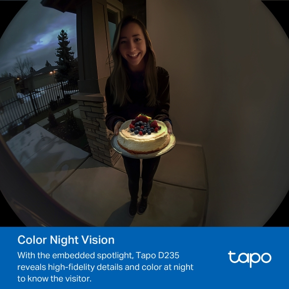 Умный видеозвонок Tp-Link Tapo D235 (TAPO-D235) фото 3