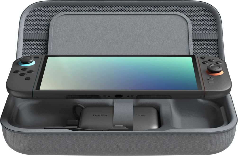 Зарядний чохол Belkin для Nintendo Switch 2 Charcoal (ENA001hqCH-V2)фото4