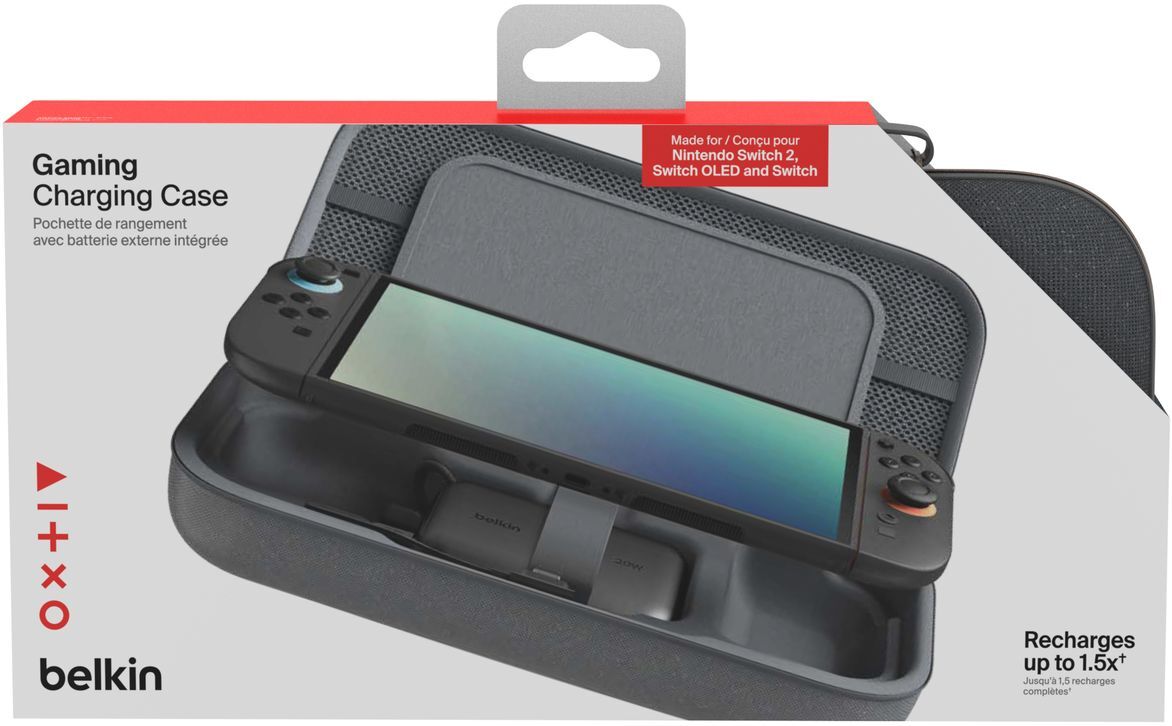 Зарядний чохол Belkin для Nintendo Switch 2 Charcoal (ENA001hqCH-V2)фото18