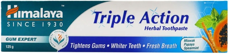 Зубная паста Himalaya Herbals тройное действие 125 мл фото 2