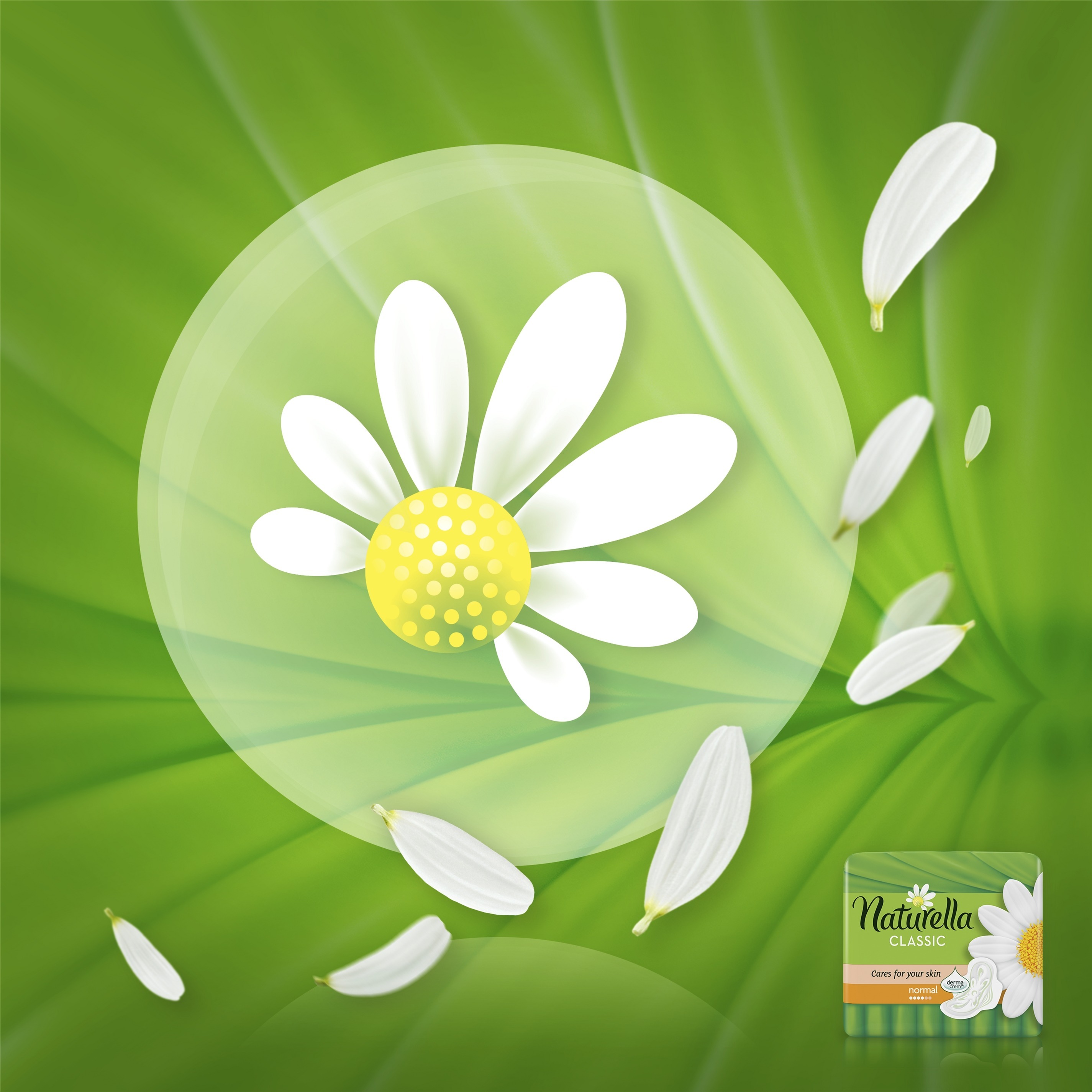 Гигиенические Прокладки Naturella Classic Basic Normal c крылышками 9 шт фото 4