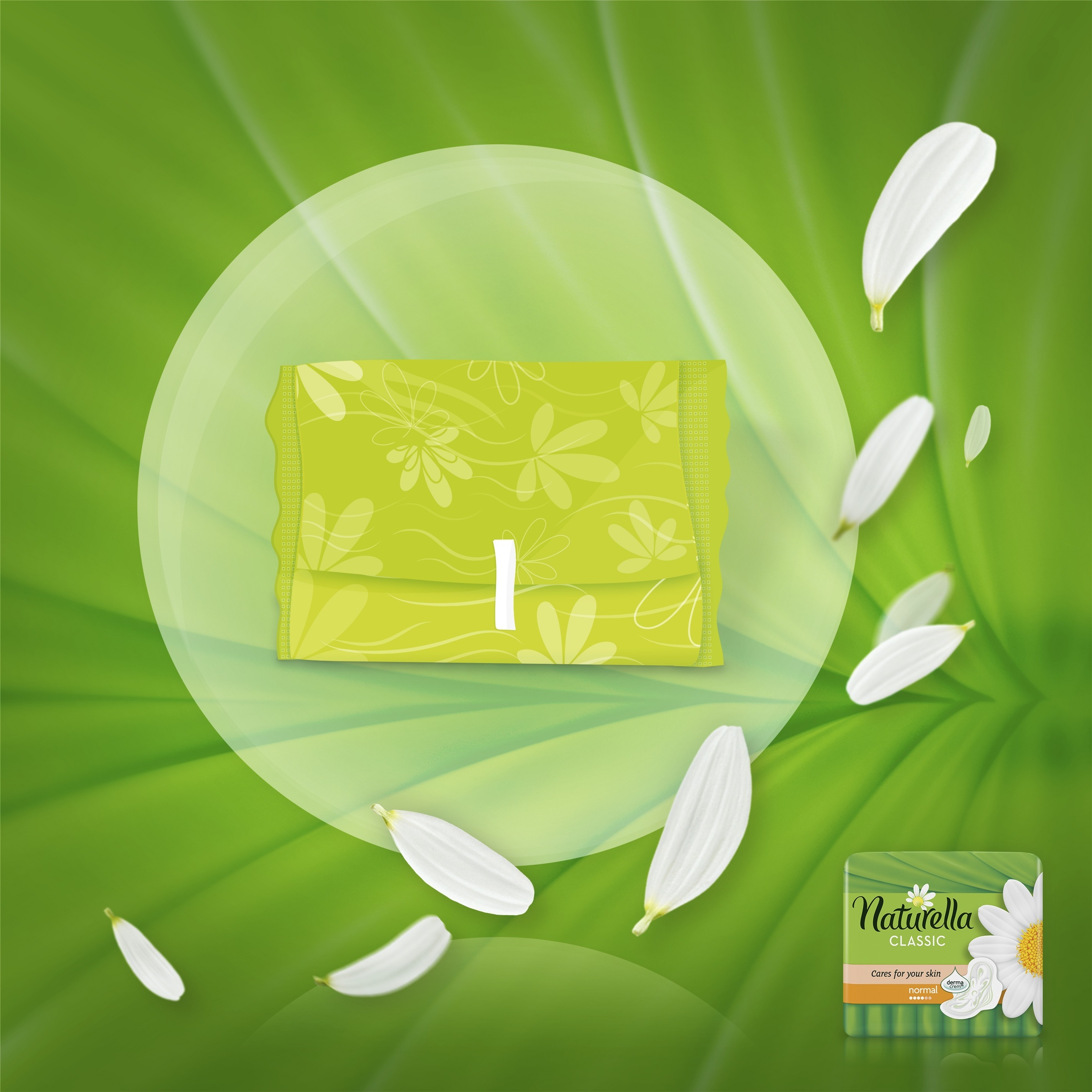Гигиенические Прокладки Naturella Classic Basic Normal c крылышками 9 шт фото 8