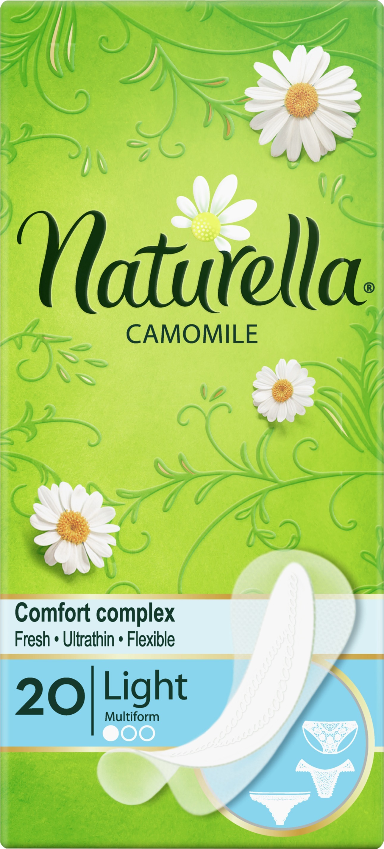 Ежедневные прокладки Naturella Сamomile Light Multiform 20 шт фото 2