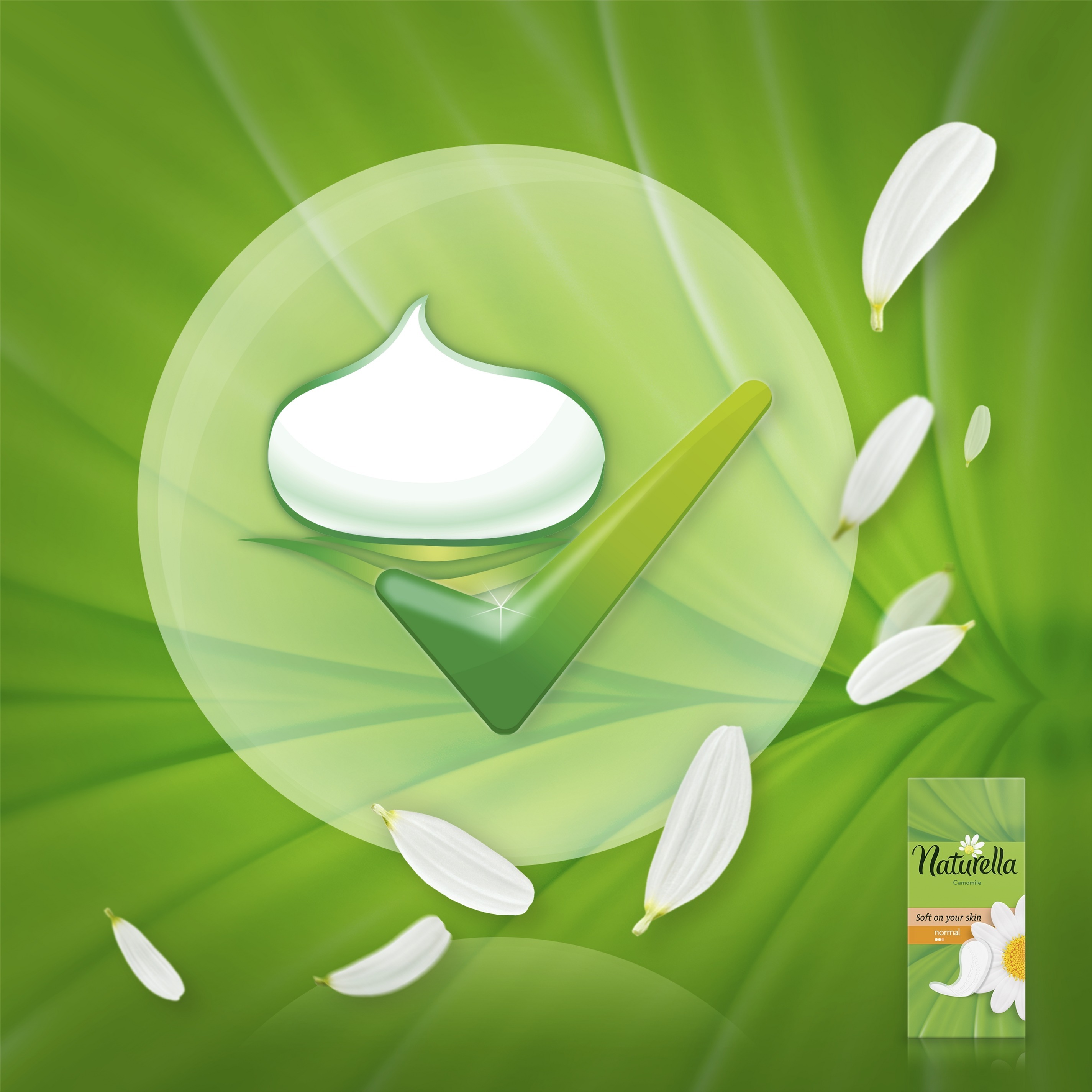 Щоденні прокладки Naturella Green Tea Magic Normal 20 штфото